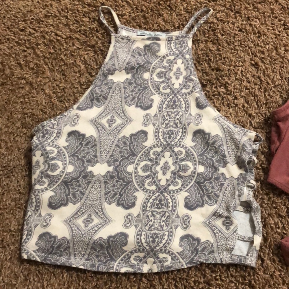 Bundle of cropped shirts